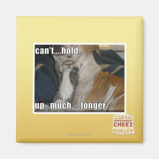 Kann nicht viel länger aufhalten magnet (Vorne)