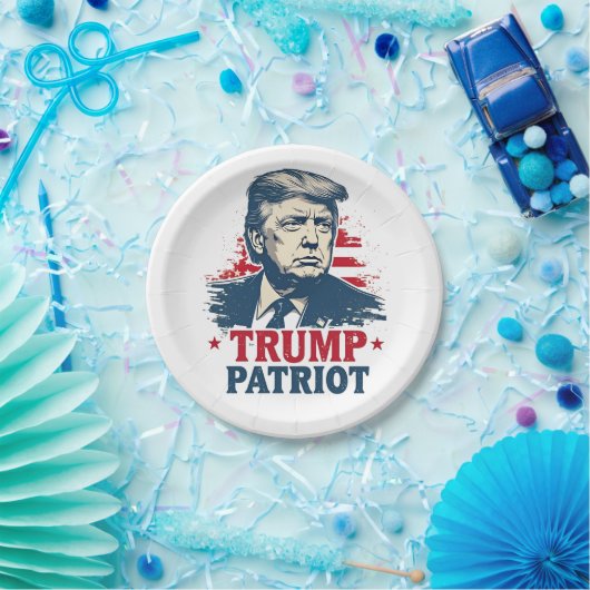 Kann nicht warten bis dieser Albtraum Ende Trump 2 Pappteller (Party)