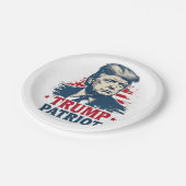 Kann nicht warten bis dieser Albtraum Ende Trump 2 Pappteller (Schrägansicht)