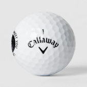 Kann nicht warten, um Daddy Pregnancy Reveal Sonog Golfball (Logo)