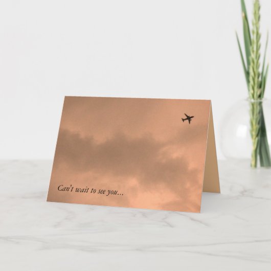 Kann nicht warten, um Sie zu sehen… Karte (Vorderseite)