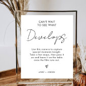 Kann nicht warten, um zu sehen, was sich entwickel poster