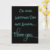 KANN NICHT WARTEN, UNSER LEBEN ALS HUSBAND & EHEFR KARTE (Gelbe Blume)