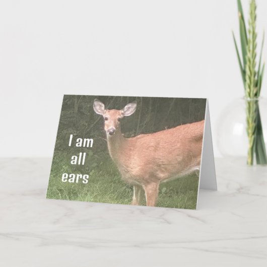 KANN NICHT WARTEN ZU HÖREN *WIE PHANTASTISCH IHR G KARTE (Vorderseite)