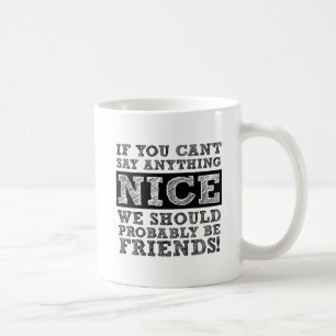 Kann Nichts Nettes Sagen Lustiger Becher Kaffeetasse