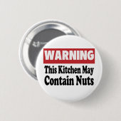 Kann Nüsse enthalten Button (Vorne & Hinten)