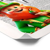 Kann Pech Sie nie fangen ___Irish Segen Poster (Ecke)