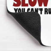 Kann Perfektion nicht hetzen Mousepad (Ecke)