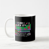 Kann periodensystem Lehrer Wissenschaftslabor-Tech Kaffeetasse (Links)