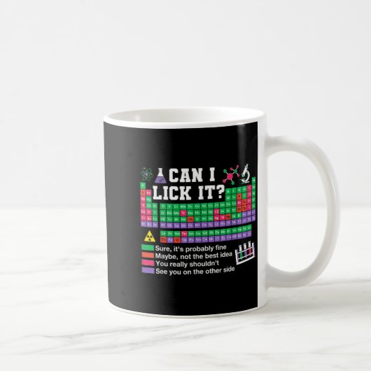 Kann periodensystem Lehrer Wissenschaftslabor-Tech Kaffeetasse (Rechts)