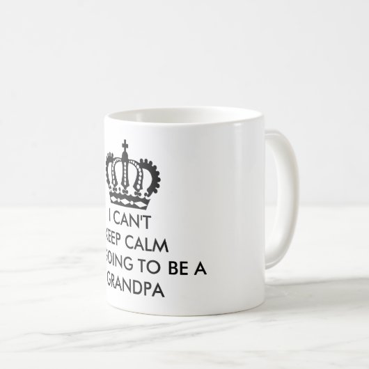 Kann Ruhe, Großvater-Tasse nicht behalten Kaffeetasse (VorderseiteRechts)