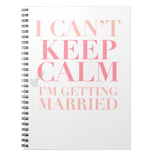 Kann Ruhe nicht behalten - ich erhalte Notizblock (Vorderseite)