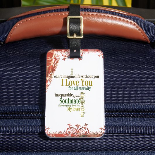 Kann sich ein Leben ohne dich nicht vorstellen, Re Gepäckanhänger (Vorderseite Insitu 2)