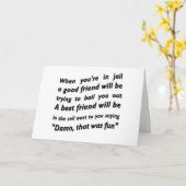 KANN SICH EIN LEBEN OHNE IHREN FREUND NICHT VORSTE KARTE (Gelbe Blume)