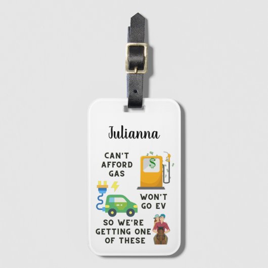 Kann sich kein Gas leisten, oder EV so ein Geschen Gepäckanhänger (Vorderseite Vertikal)