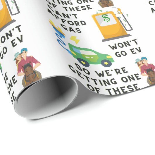 Kann sich kein Gas leisten, oder EV so ein Geschen Geschenkpapier (Rolleneckpunkt)