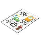 Kann sich kein Gas leisten, oder EV so ein Geschen Notizblock (Linke Seite)