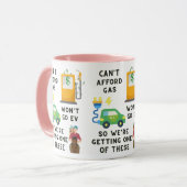 Kann sich kein Gas leisten, oder EV so ein Geschen Tasse (Vorderseite Links)
