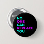Kann Sie ersetzen _ Selbstmordbewusstsein Button (Vorne & Hinten)
