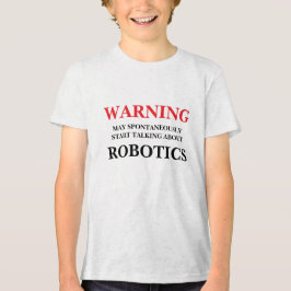 Kann spontan anfangen, über Robotik zu sprechen Tri-Blend Shirt