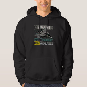 Kann spontan über Flugzeuge reden P Hoodie