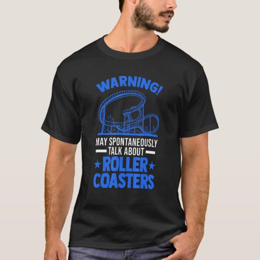 Kann spontan über Roller-Untersetzer sprechen T-Shirt (Vorderseite)