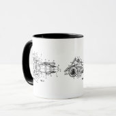 Kann Spyder US Patent 3 Diagramme Tasse (Vorderseite Links)