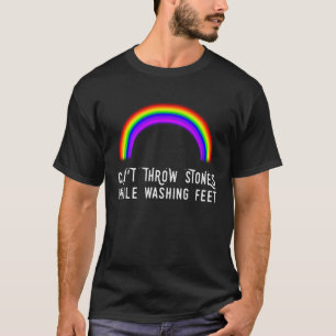 Kann Steine beim Waschen von Füße 16 nicht abwerfe T-Shirt