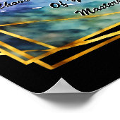 Kann Text ändern, die Leinwand des Lebens ist mit Poster (Ecke)