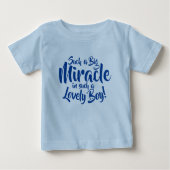 Kann Text so ein großes Wunder im lieblichen Junge Baby T-shirt (Vorderseite)