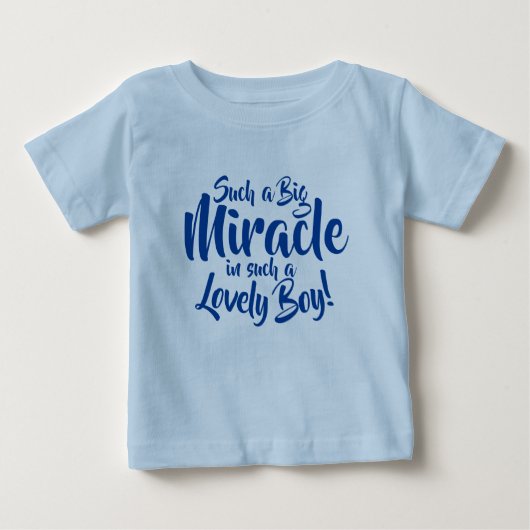 Kann Text so ein großes Wunder im lieblichen Junge Baby T-shirt (Vorderseite)
