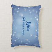 Kann Text so ein großes Wunder im lieblichen Junge Dekokissen (Rückseite(Vertikal))