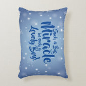 Kann Text so ein großes Wunder im lieblichen Junge Dekokissen (Vorderseite(Vertikal))