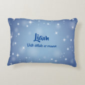 Kann Text so ein großes Wunder im lieblichen Junge Dekokissen (Rückseite)