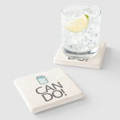 Kann tun steinuntersetzer (Seitenansicht)