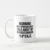 Kann über meinen bärtigen Drachen-Individuelle Nam Kaffeetasse (Links)