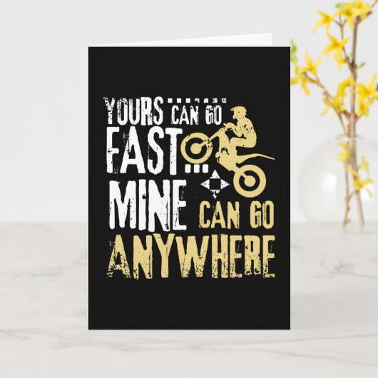 Kann überall hin fahren karte (Gelbe Blume)