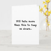 Kann uns nicht behalten werden karte (Gelbe Blume)