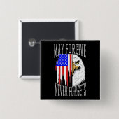 Kann vergeben, Flag nie vergessen Button (Vorne & Hinten)