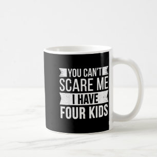 Kann vier Kinder lustiger Witz Meme vintage nicht Kaffeetasse