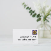 KANN Visitenkarteschablone Visitenkarte (Stehend Vorderseite)