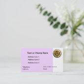 KANN Visitenkarteschablone Visitenkarte (Stehend Vorderseite)