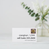 KANN Visitenkarteschablone Visitenkarte (Stehend Vorderseite)