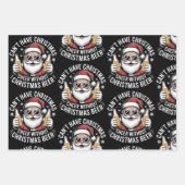 Kann Weihnachten nicht jubeln ohne Weihnachtsmann Geschenkpapier Set (Vorderseite)