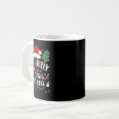 Kann Weihnachts-Weihnachtswitz des Weihnachtsmanns Kaffeetasse (Vorderseite Links)