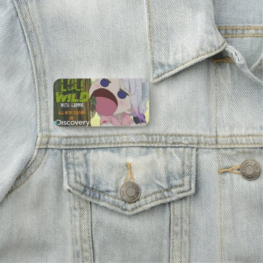 Kanna Kamui Loli gegen wilden Spaß-ButtonAnime Namensschild (Beispiel)