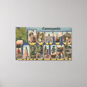 Kannapolis, North Carolina - Große Briefszenen Leinwanddruck