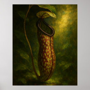 Kannenpflanze: Toxische Eleganz Impressionistische Poster