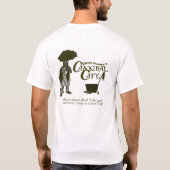 Kannibale-Café fertigen kundenspezifisch an T-Shirt (Rückseite)