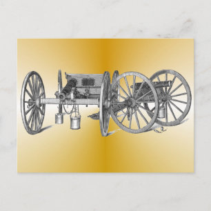 Kannon im revolutionären Krieg Postkarte
